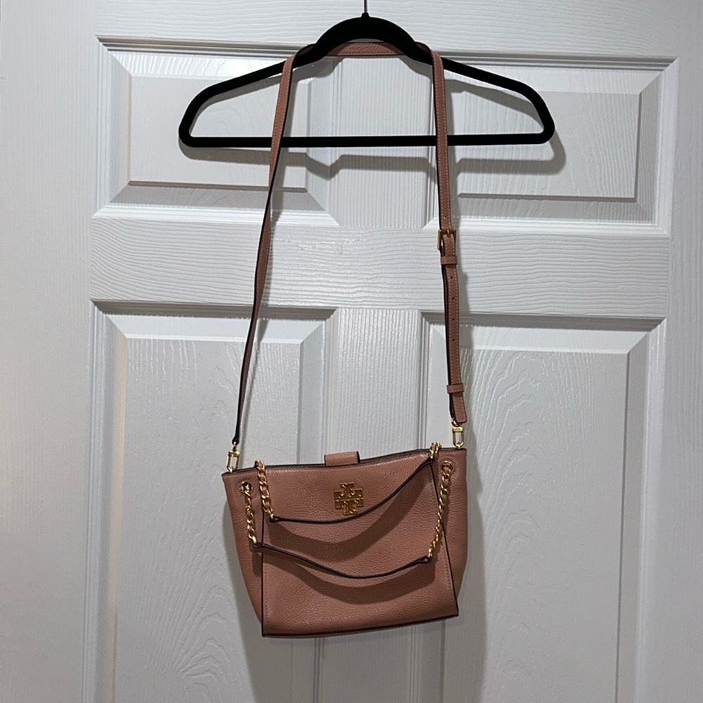 Tory Burch pebble leather handbag